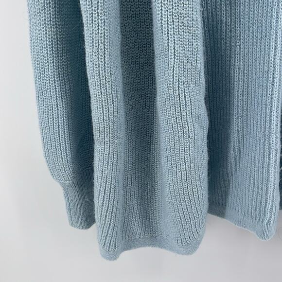 Boden wool blend open front long line knit sweater cardigan sz M - Picture 3 of 6